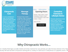 Tablet Screenshot of dynamicclinic.com